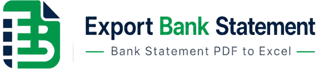 Export Bank Statement — bank statement PDF to Excel