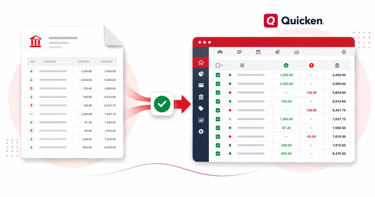 Ally statement converted to Quicken